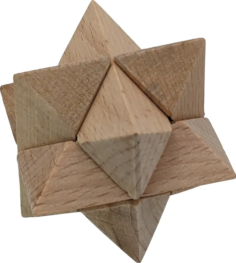 Mini puzzle poliedro estrelado