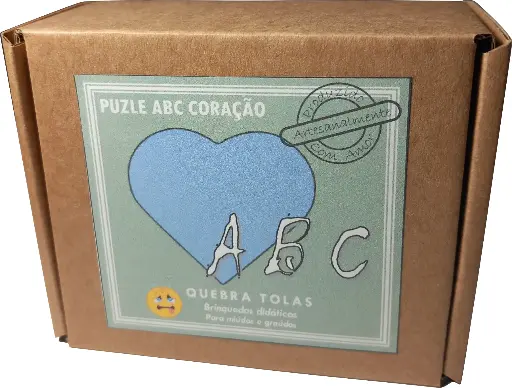 [77] Puzzle ABC coração