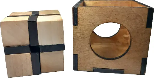 [84] Puzzle cubo com triangulos