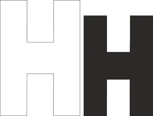 [49] Puzzle letra "H"